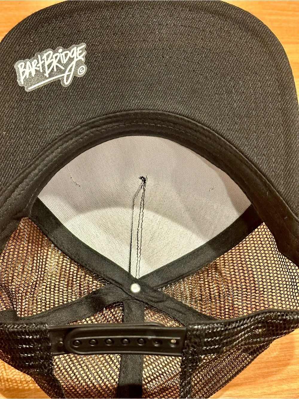 Pebble Beach California Trucker Pocket Bart Bridge Hat Black Snapback Cap NEW